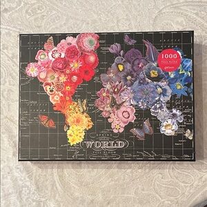 Full Bloom World 1000-Piece Jigsaw Puzzle - Multicolor By Galison